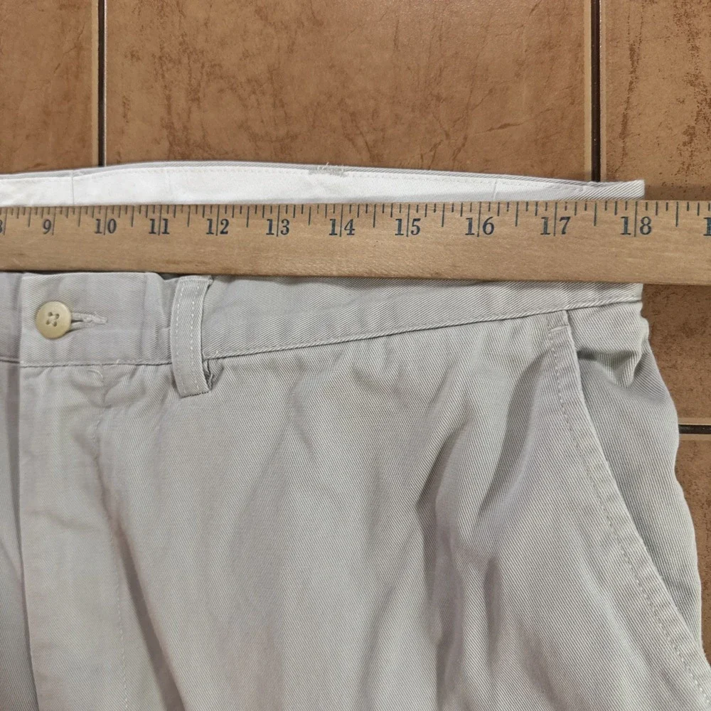 Polo Ralph‎ Lauren Prospect Pants Mens Sz 36 x 27 Beige Vintage Chino Twill